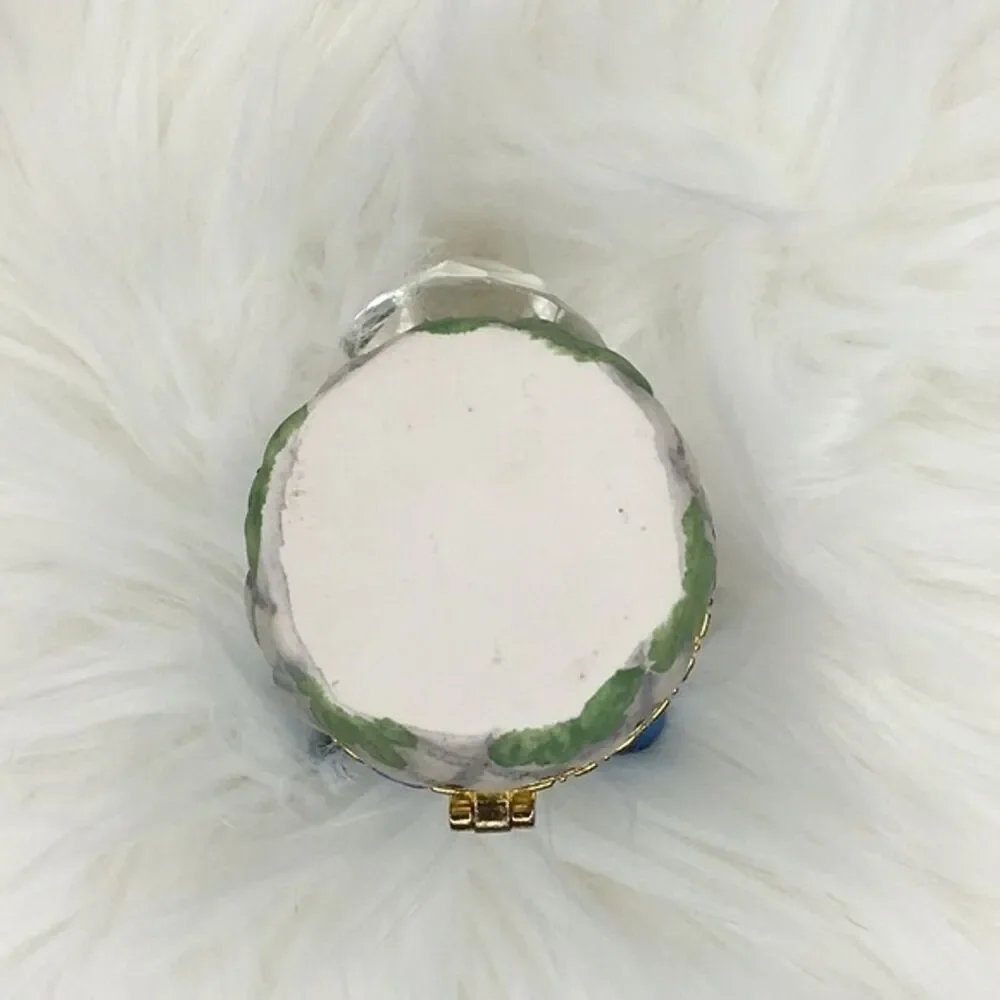 Bluebird Rose Jewelry Box Trinket Gift Fairycore‎ Cottage Coquette Whimsical